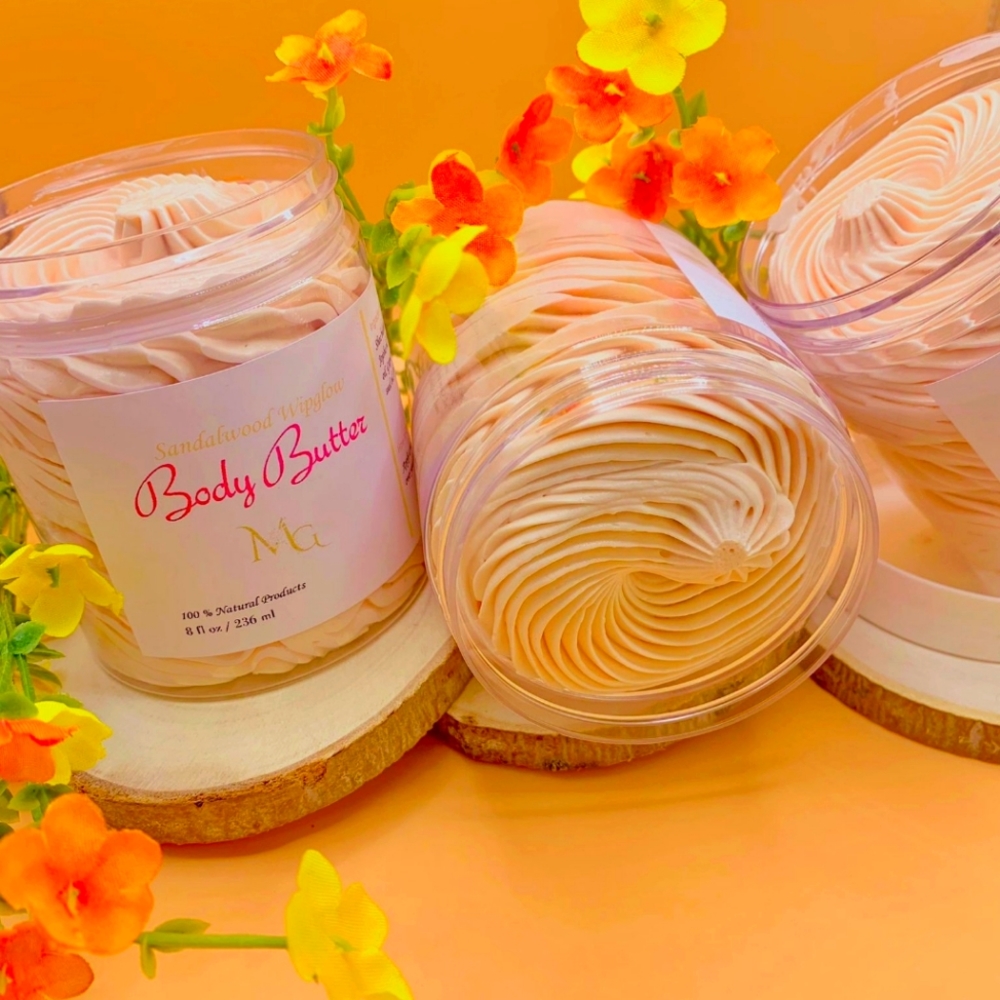 Sandalwood whipped body butter